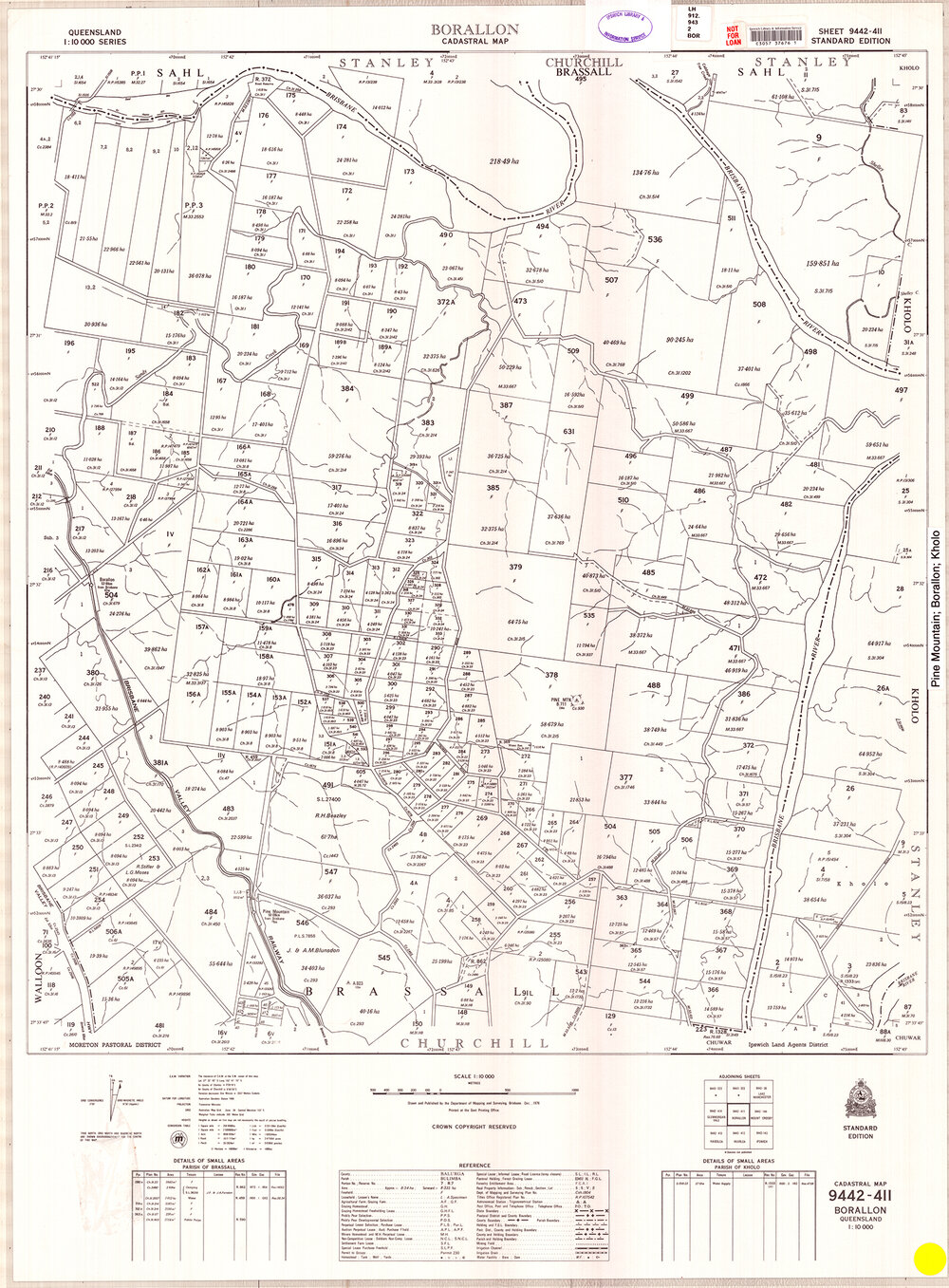 Borallon Cadastral Map