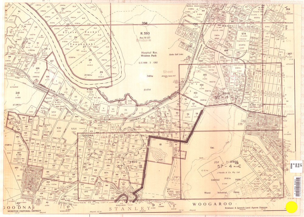 Woogaroo map : Stanley