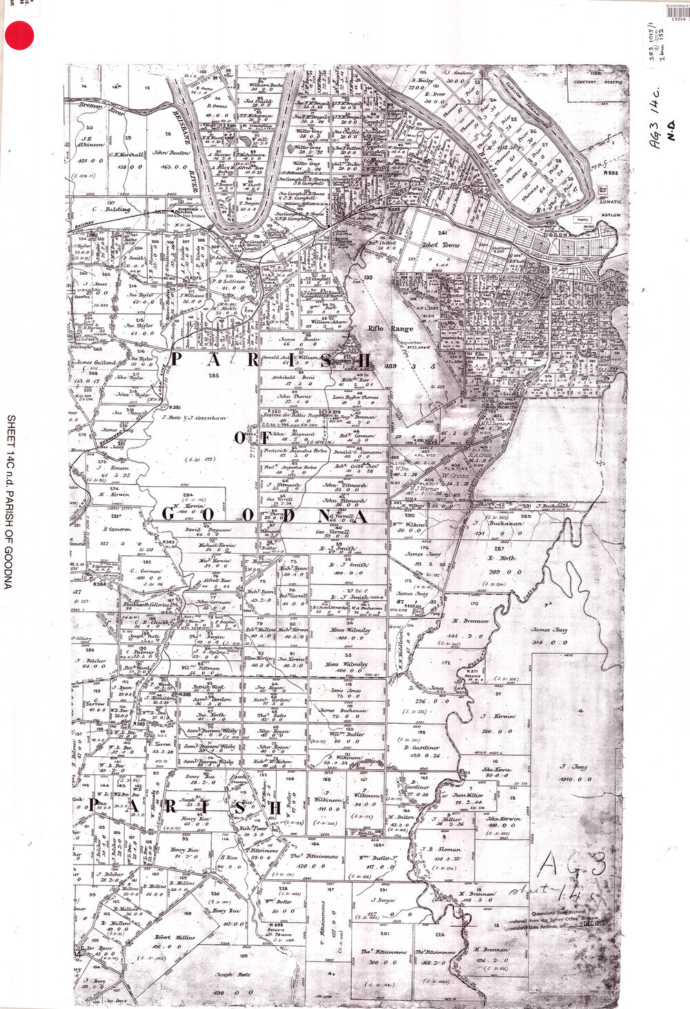 Queensland twenty chain maps 