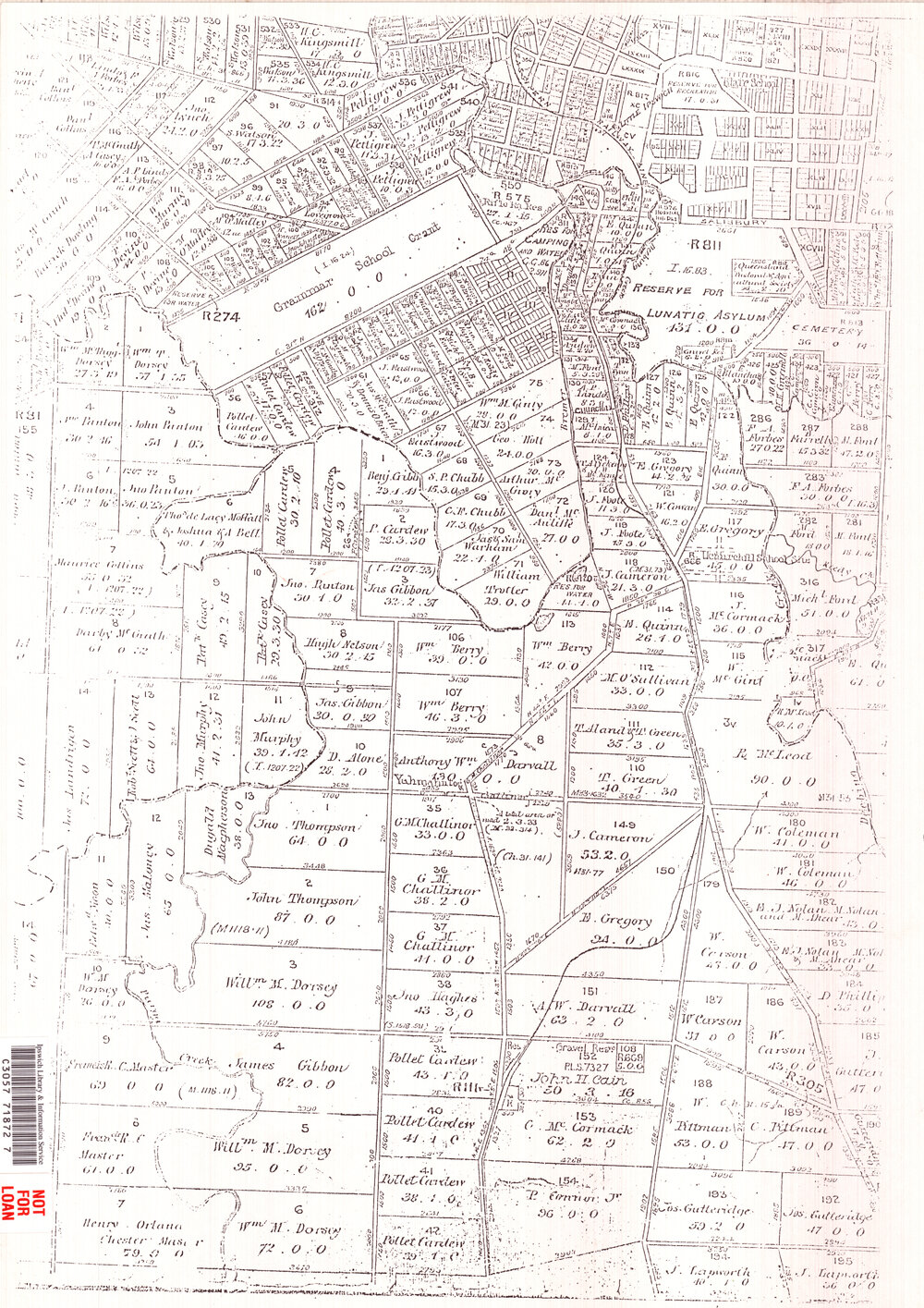 Map of Ipswich