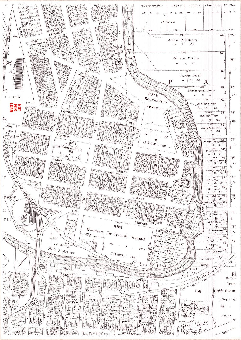 North Ipswich estate map
