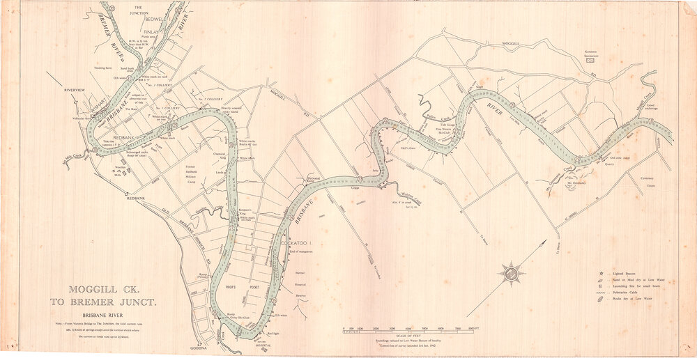 Moggill Creek to Bremer Junction map