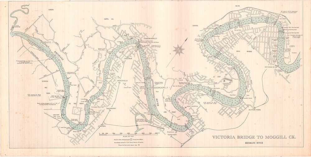 Brisbane River - Victoria Bridge to Moggill Creek 
