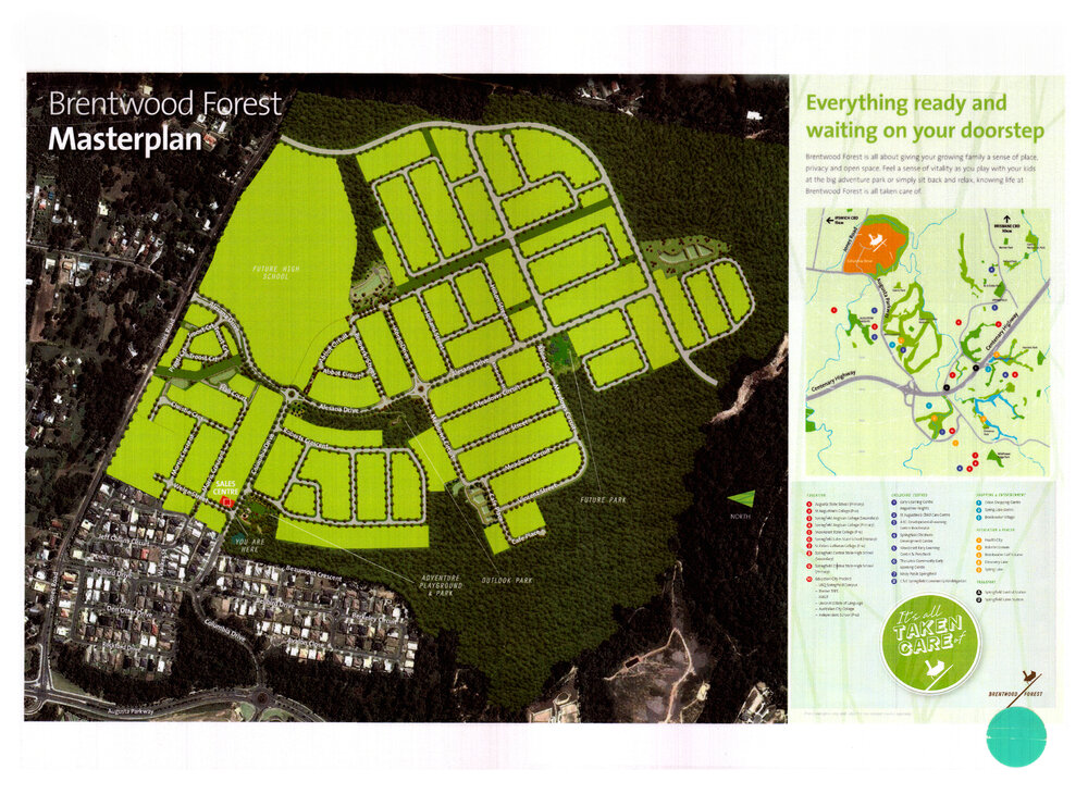 Brentwood Forest Masterplan map