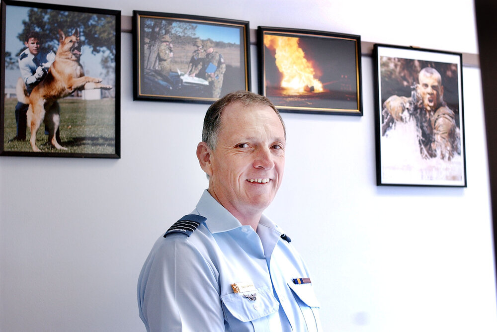 Royal Australian Air Force Wing Commander, Dale Watson, Amberley, March 2003