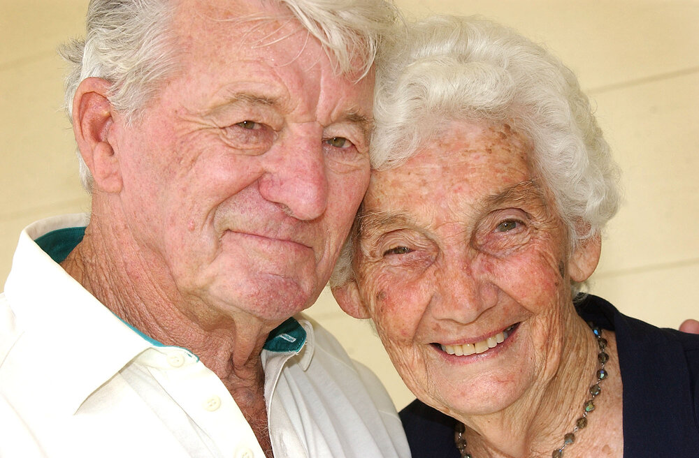 Arthur and Noreen Hughes, Ipswich, March 2003