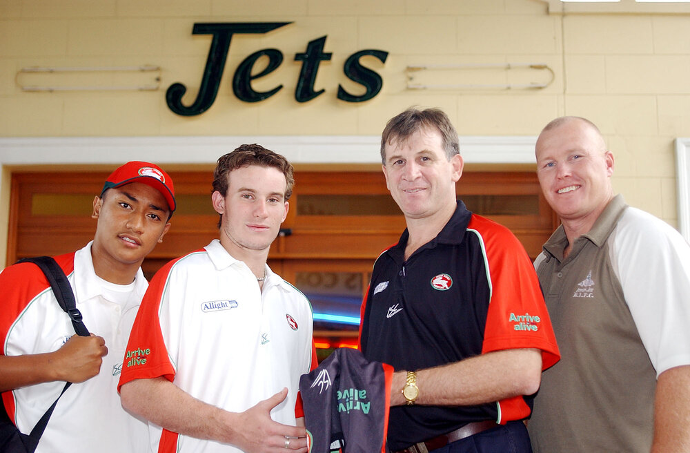 Unidentified rugby players, Ipswich Jets, North Ipswich, April 2003