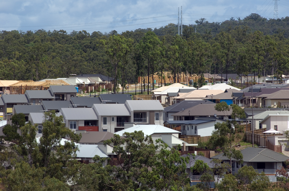 New Estate at Springfield Lakes, Springfield, Ipswich, 2010
