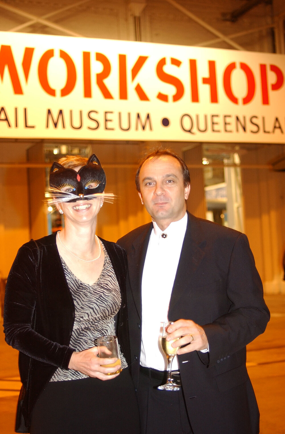 Unidentified man and woman at the Ipswich Mayor's Ball, Ipswich, April 2003