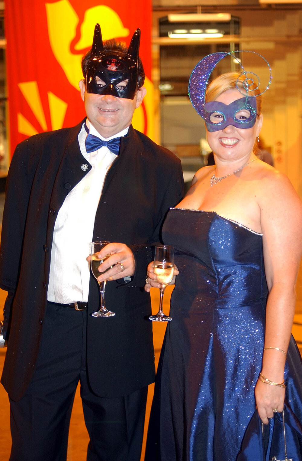 Unidentified man and woman at the Ipswich Mayor's Ball, Ipswich, April 2003