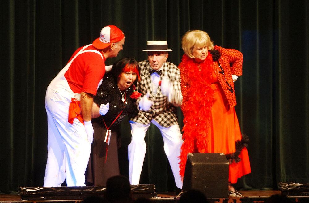 Performers at "The Magic of the Minstrels", an Ipswich Festival event held at the Ipswich Civic Centre, Ipswich, April 2003