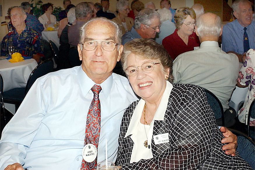 Henry and Jan McMurtrie  at the Probus 20th Anniversary luncheon held at the Brothers Leagues Club, Ipswich, April 2003