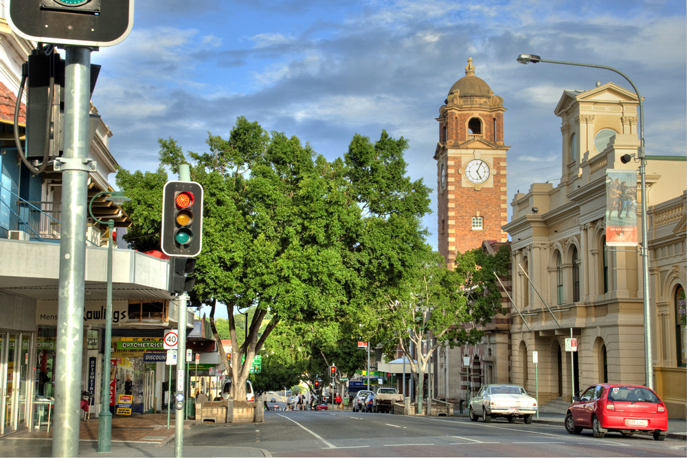 Brisbane Street looking east, Ipswich, 2010