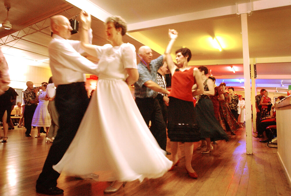 Ball dancing, Ipswich, April 2003