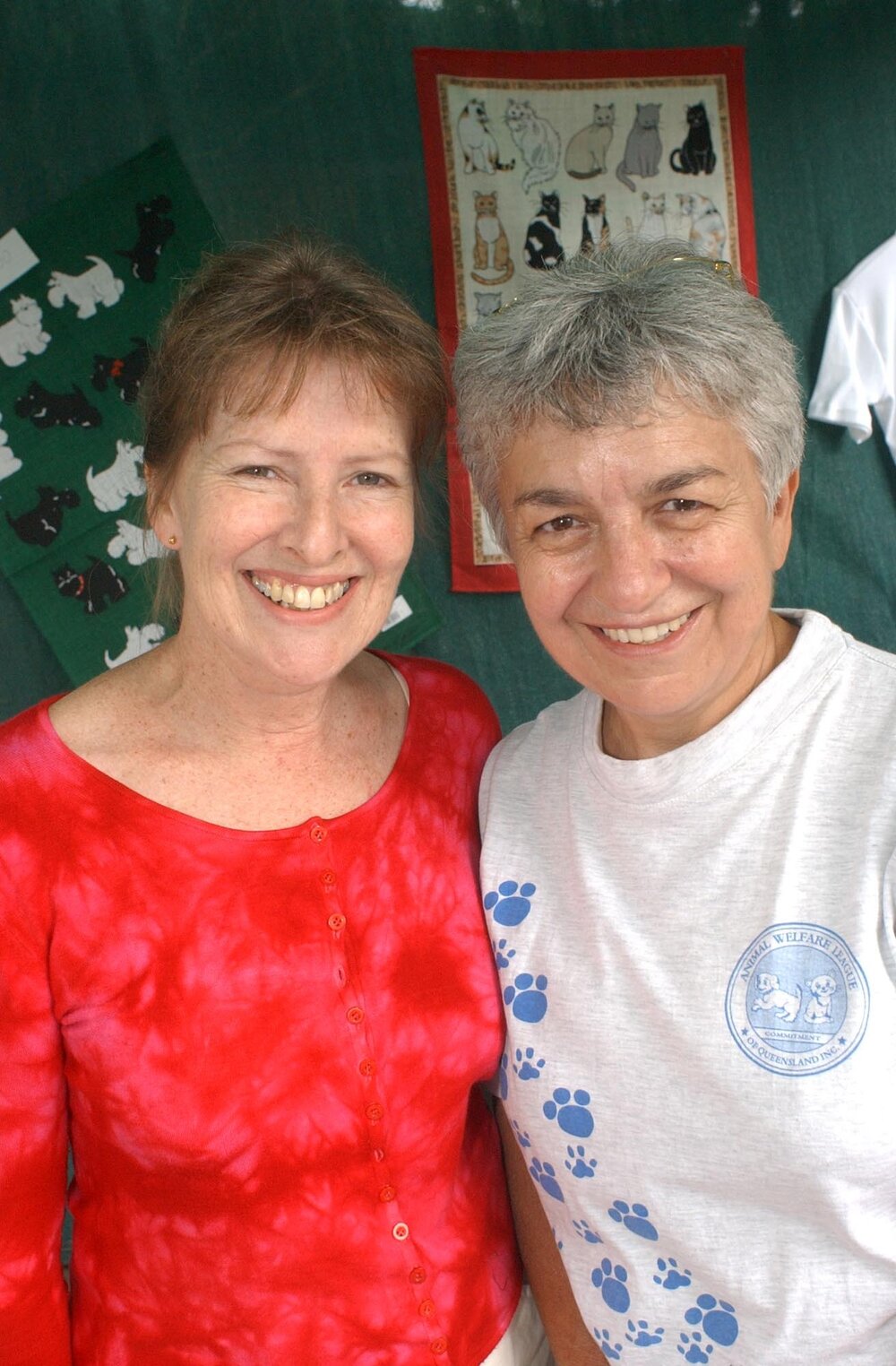 Linda McDowell and Dot Kingma from the Animal Welfare League of Queensland, Ipswich, April 2003