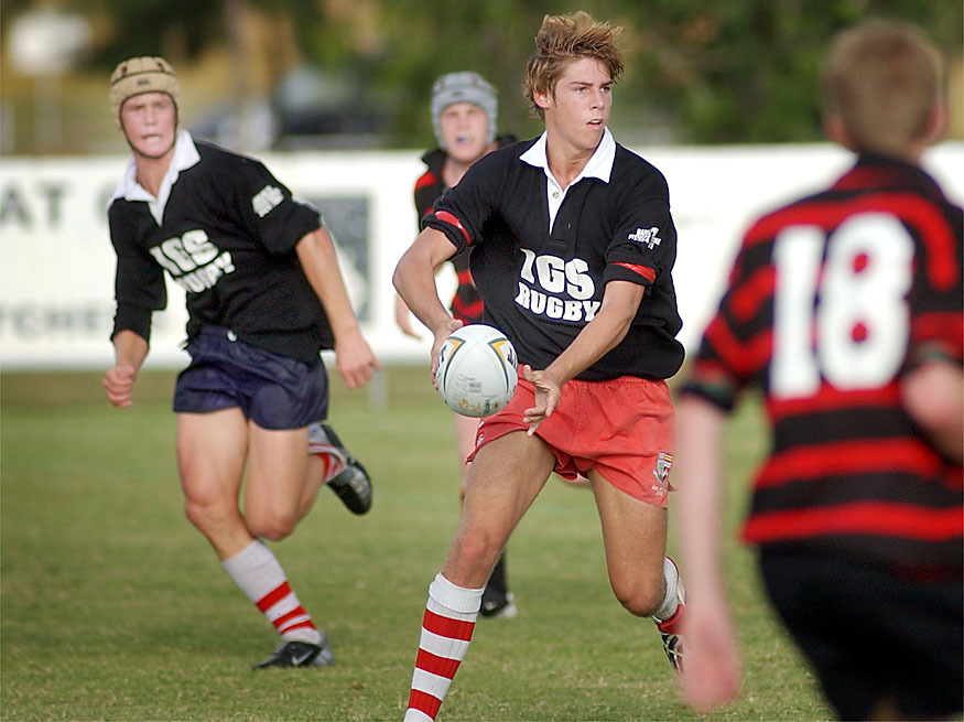 Rugby match, Ipswich, April 2003