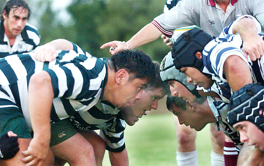 Rugby match, Ipswich, April 2003