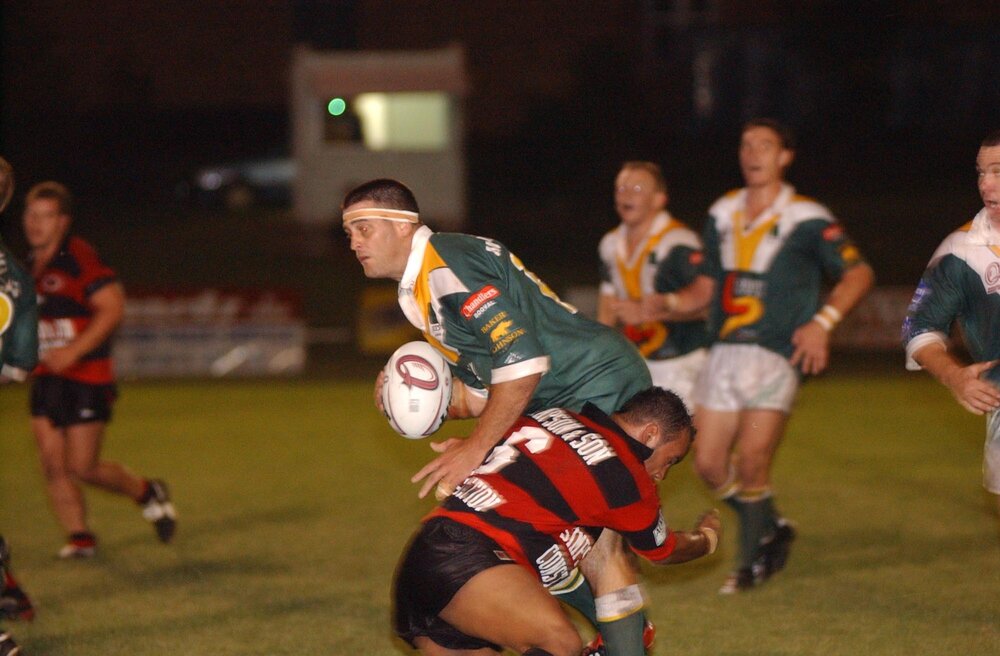 Rugby match, Ipswich, April 2003
