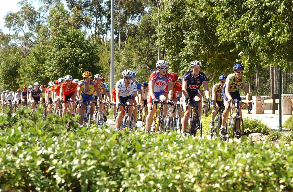 Cyclists, Ipswich, April 2003