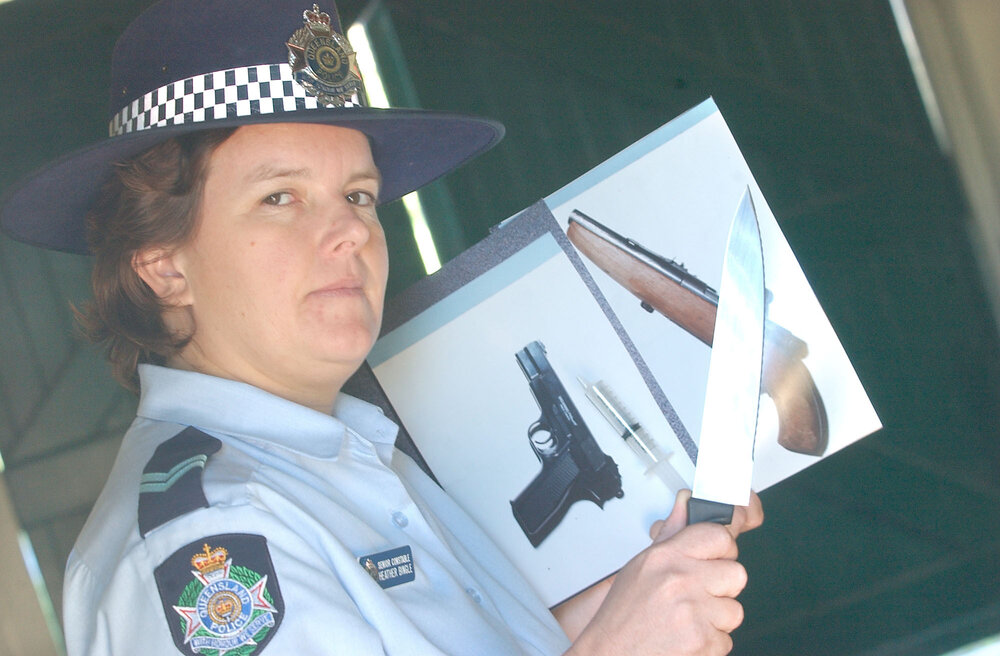 Officer, Heather Bingle from Acacia Ridge Police Station, April 2003