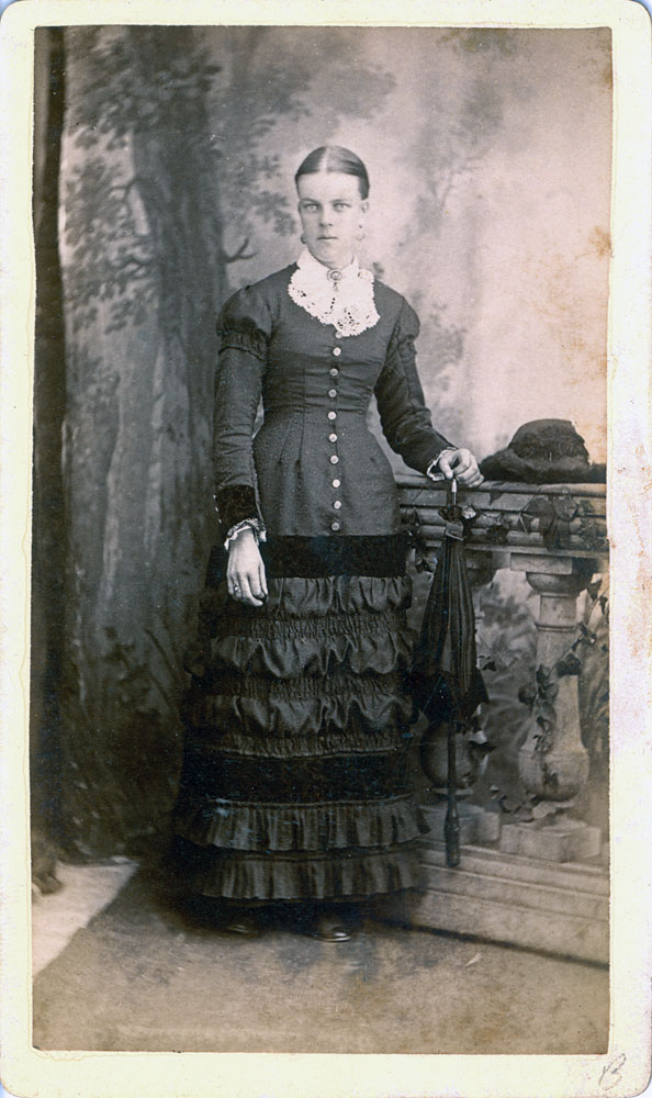 Unidentified woman, Ipswich, 1888