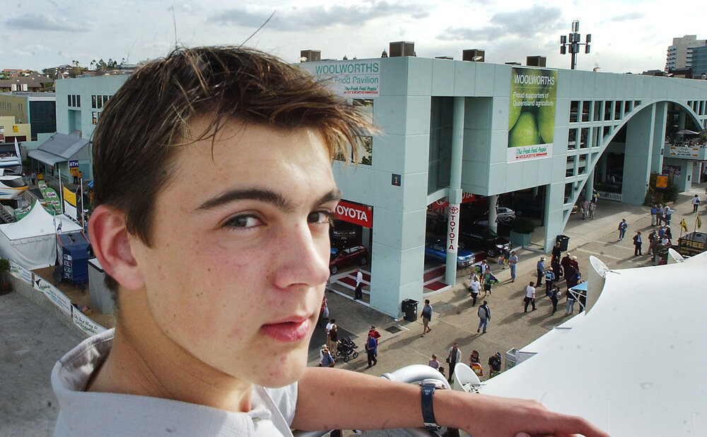 Unidentified man, thought to be Brisbane Exhibition Grounds, August 2003