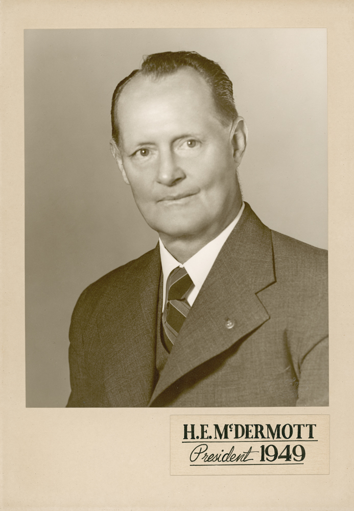 Herbert Edward McDermott, Ipswich, 1949