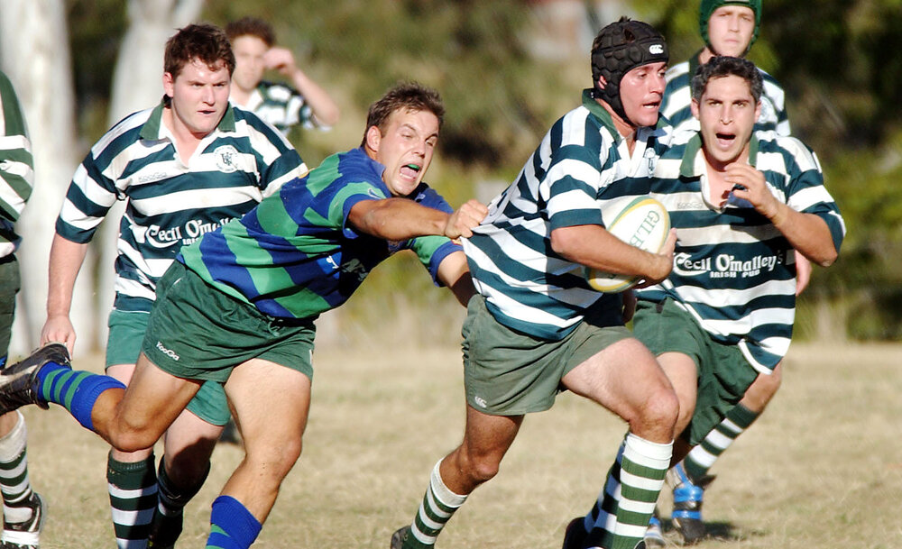Rugby union match, Ipswich, August 2003