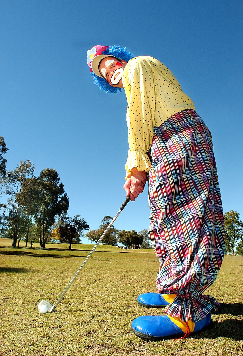 Jonathon Diehm at Sandy Gallop Golf Course, Charity Golf Day, Ipswich, August 2003 