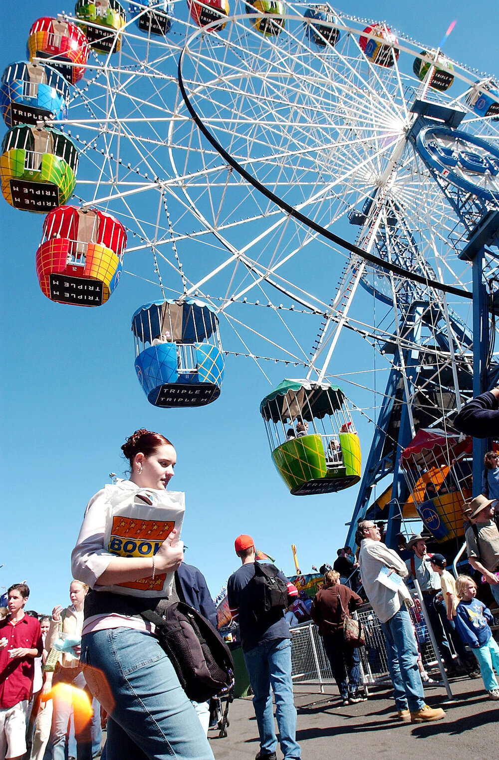 Ferris wheel at the Brisbane Ekka, Brisbane, August 2003