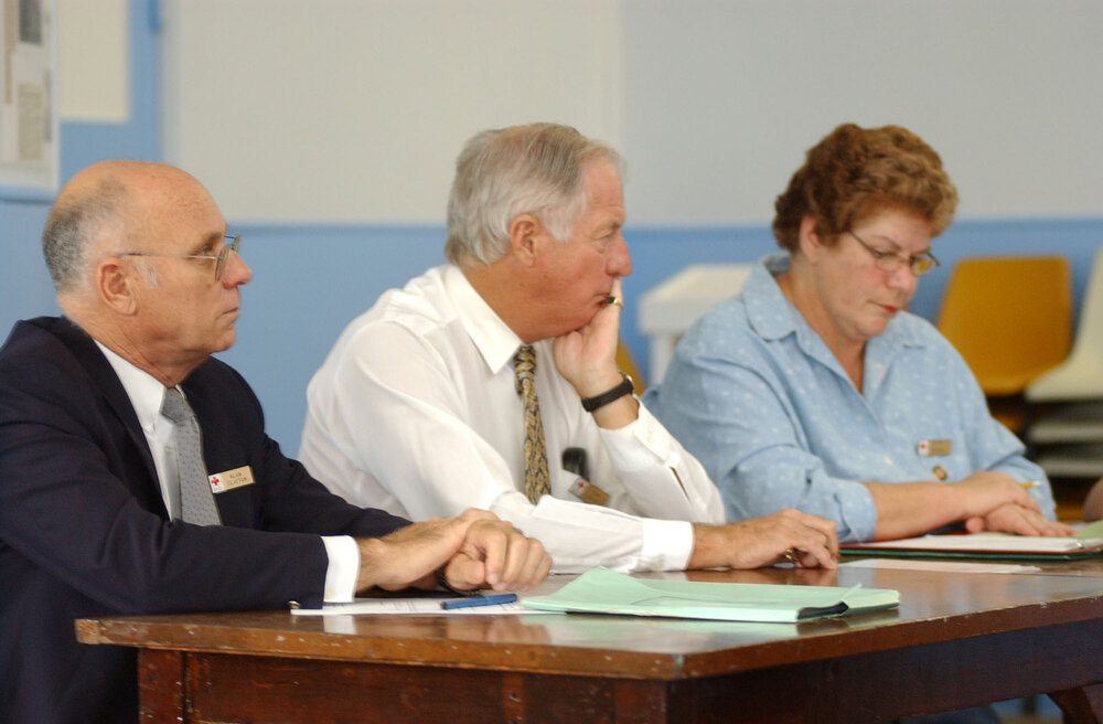 Unidentified members of the Australian Red Cross, Ipswich, May 2003