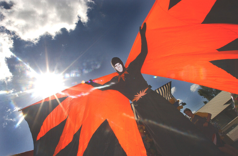Unidentified man at Ipswich show, Ipswich, May 2003