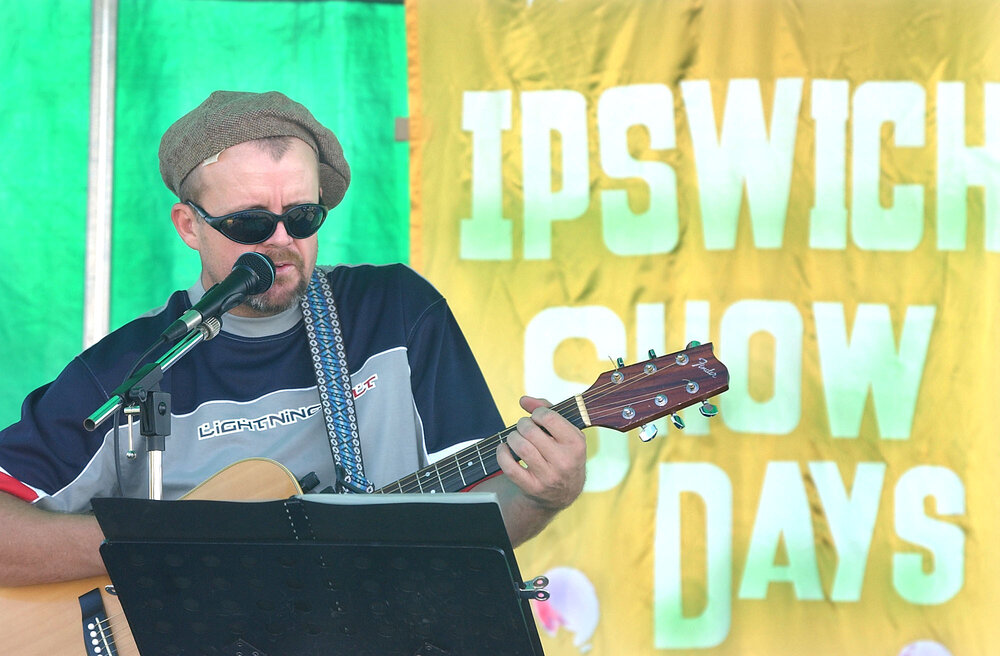 James Ford performing at the Ipswich show, Ipswich, May 2003