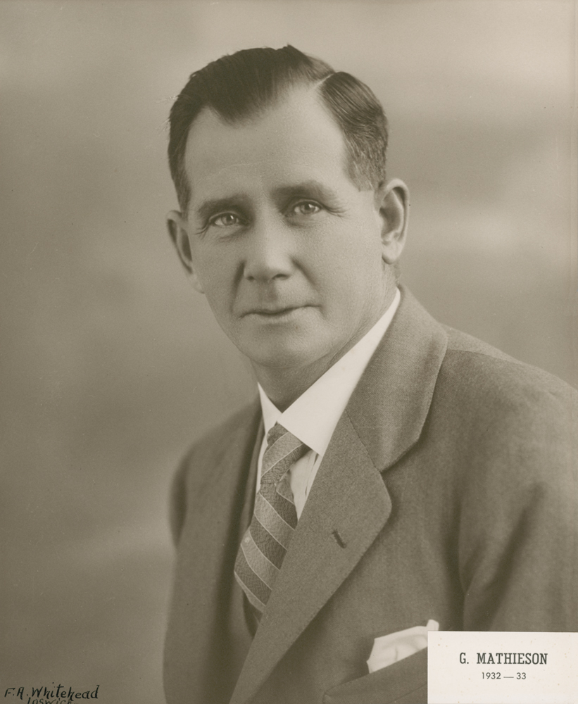 George Mathieson, Ipswich, 1933