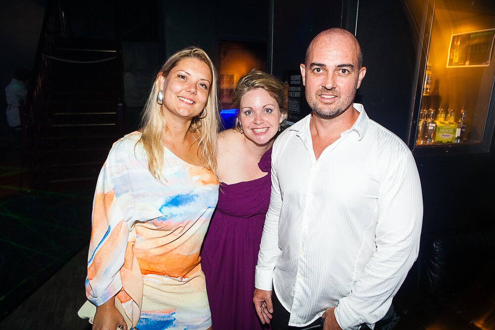 Katie Learmonth, Katie MacDonnell and Shane Learmonth at Cocktails Nightclub, Ipswich, January 2013