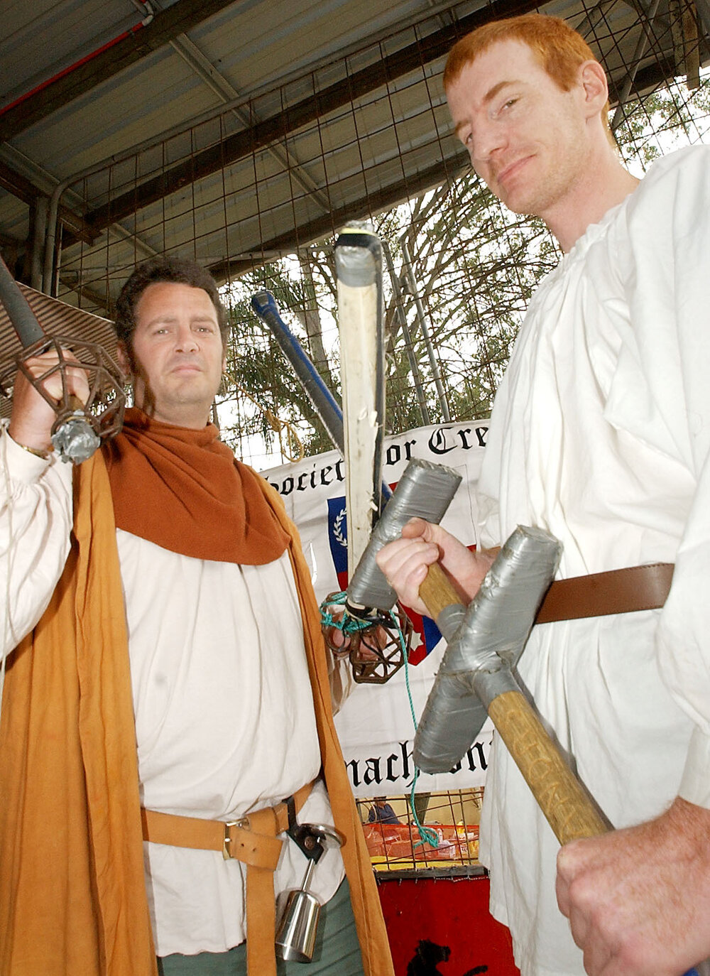 Neil Waldron and Andrew Turner at the Ipswich show, Ipswich, May 2003