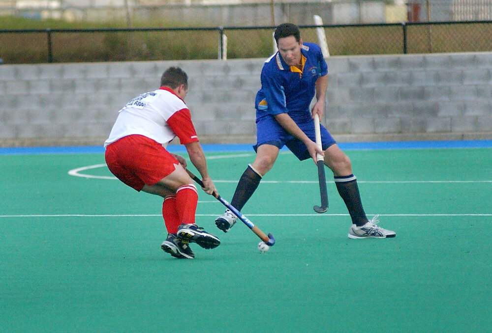 Men's field hockey match, Ipswich, May 2003