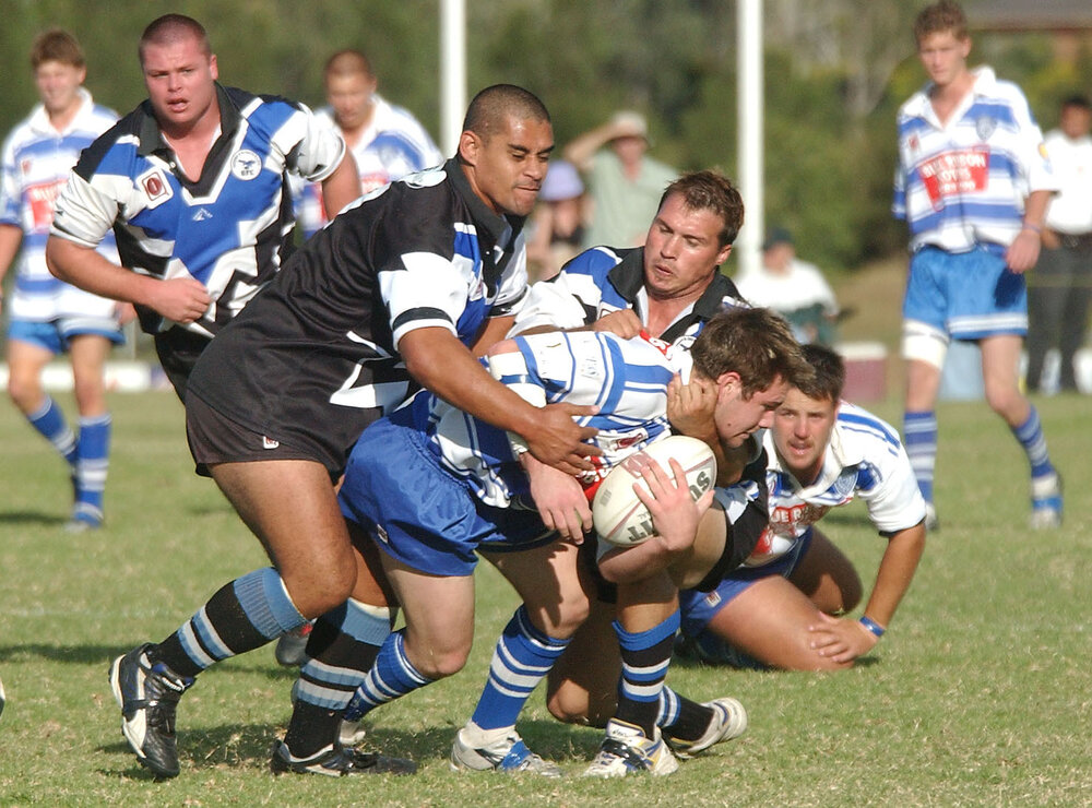 Rugby league match, Goodna, May 2003
