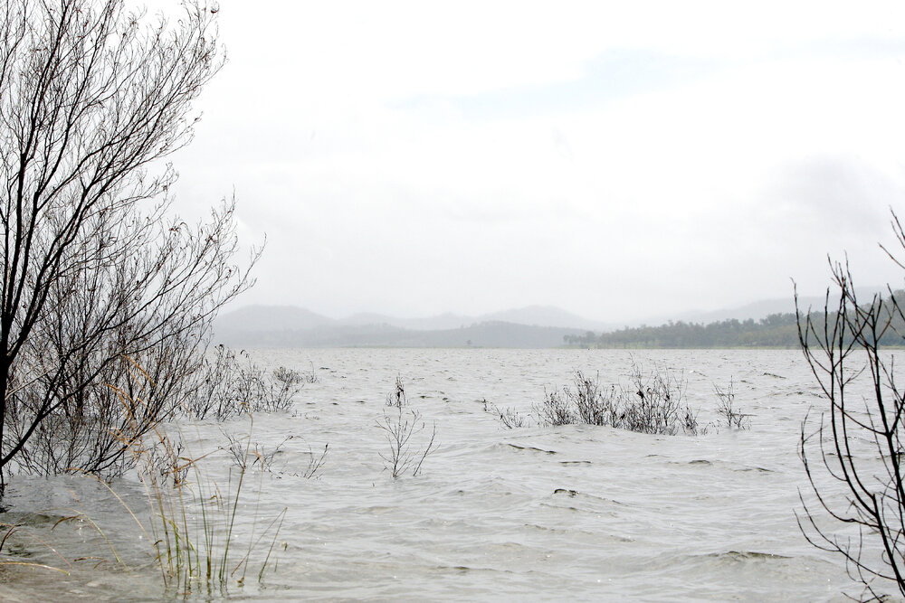 Wivenhoe Dam at 80% following recent heavy rainfall, Somerset Region, March 2010