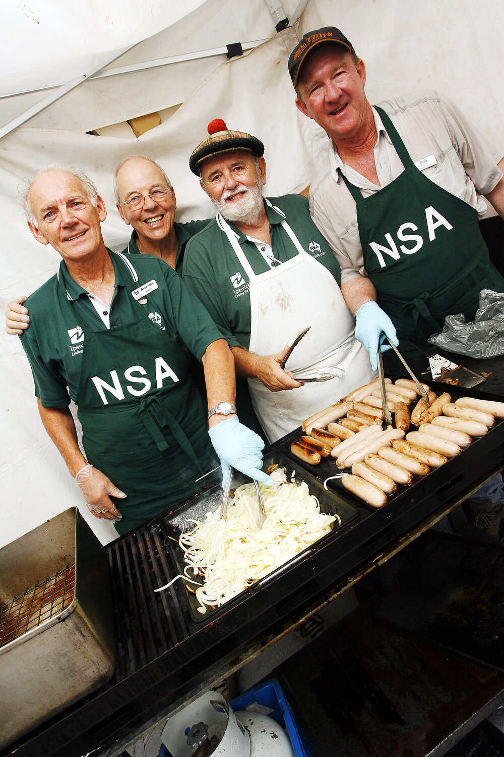 National Seniors Australia volunteers at the Ipswich 150th birthday celebrations, d'Arcy Doyle Place, Ipswich, March 2010