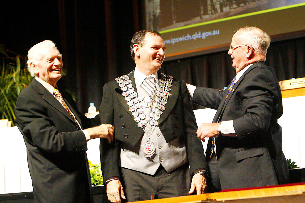Ipswich 150th anniversary council meeting, Ipswich Civic Centre, April 2010