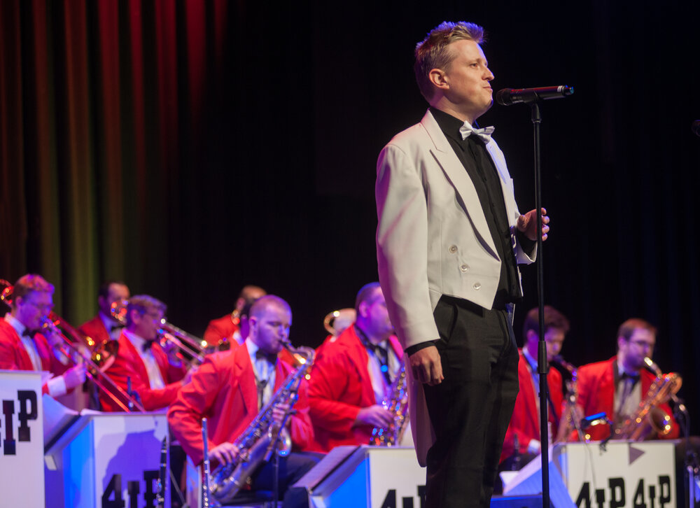 Seniors' Concert with The Legendary 4IP Big Band, part of Heart and Soul: Celebrating 40 years of the Ipswich Civic Centre, Ipswich, July 2015