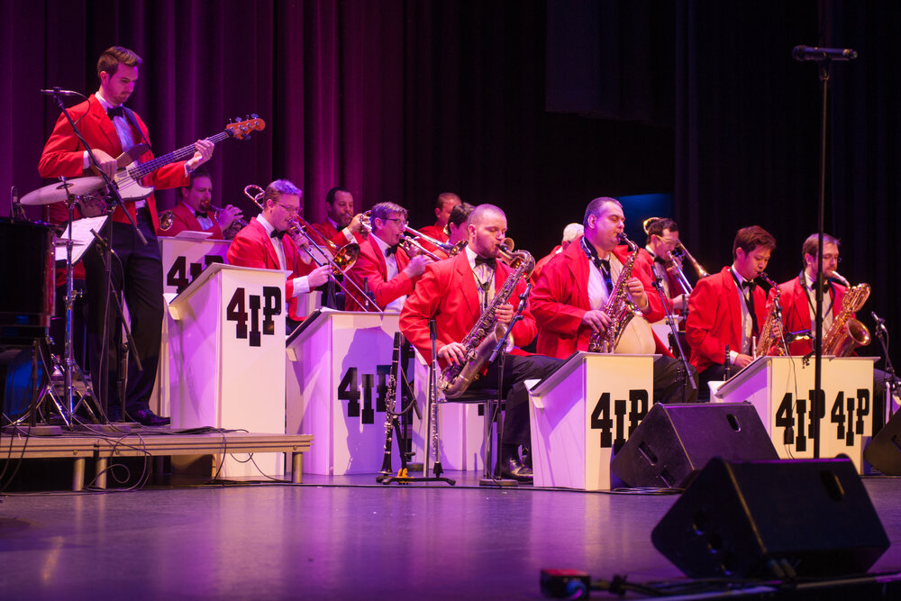 Seniors' Concert with The Legendary 4IP Big Band, part of Heart and Soul: Celebrating 40 years of the Ipswich Civic Centre, Ipswich, July 2015