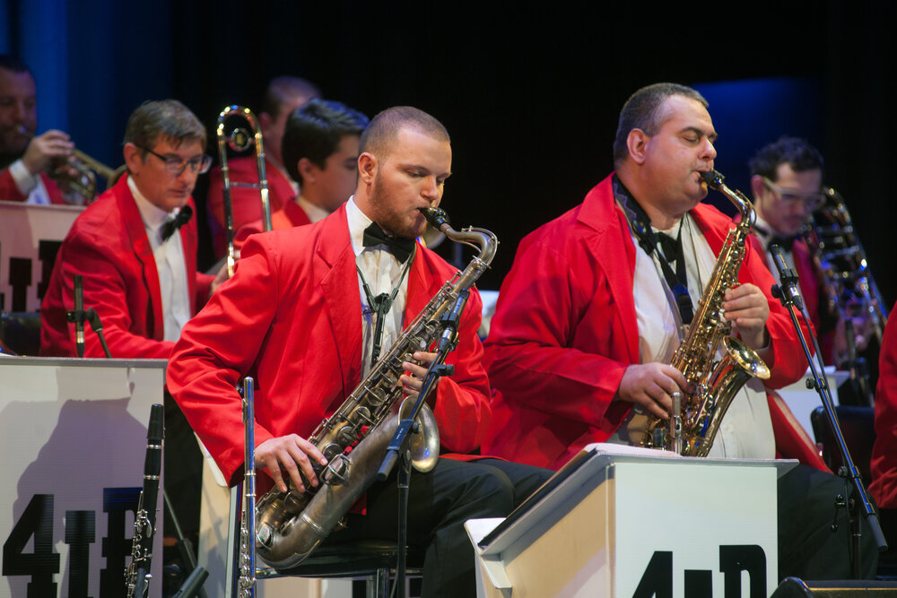 Seniors' Concert with The Legendary 4IP Big Band, part of Heart and Soul: Celebrating 40 years of the Ipswich Civic Centre, Ipswich, July 2015