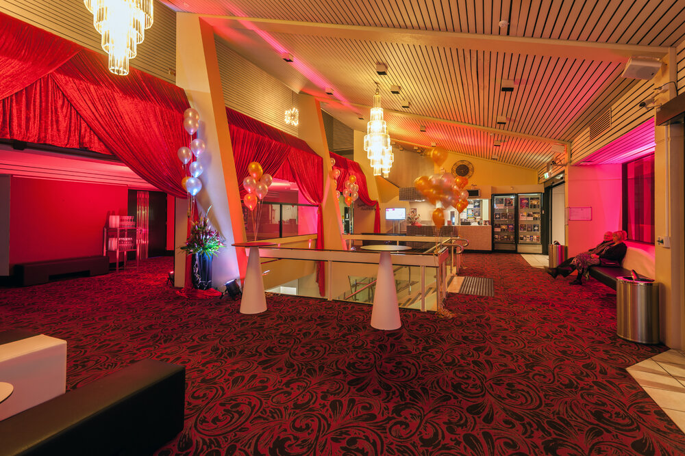 Ipswich Civic Centre foyer prior to the arrival of guests to The Mayor's Command Performance, part of Heart and Soul: Celebrating 40 years of the Ipswich Civic Centre, July 2015