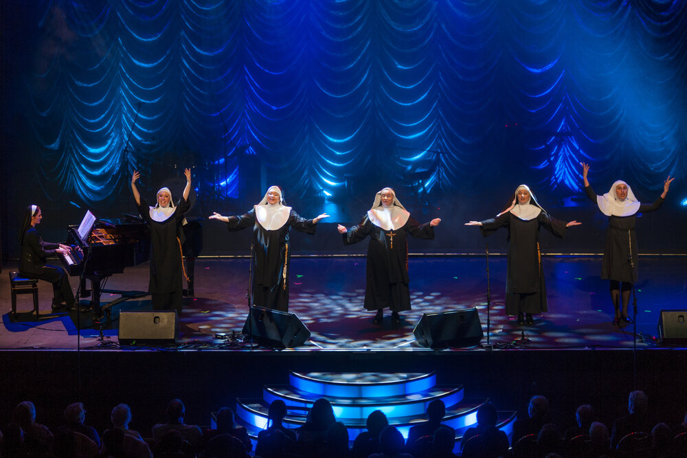 Thought to be members of the Ipswich Orpheus Chorale to The Mayor's Command Performance, part of Heart and Soul: Celebrating 40 years of the Ipswich Civic Centre, July 2015
