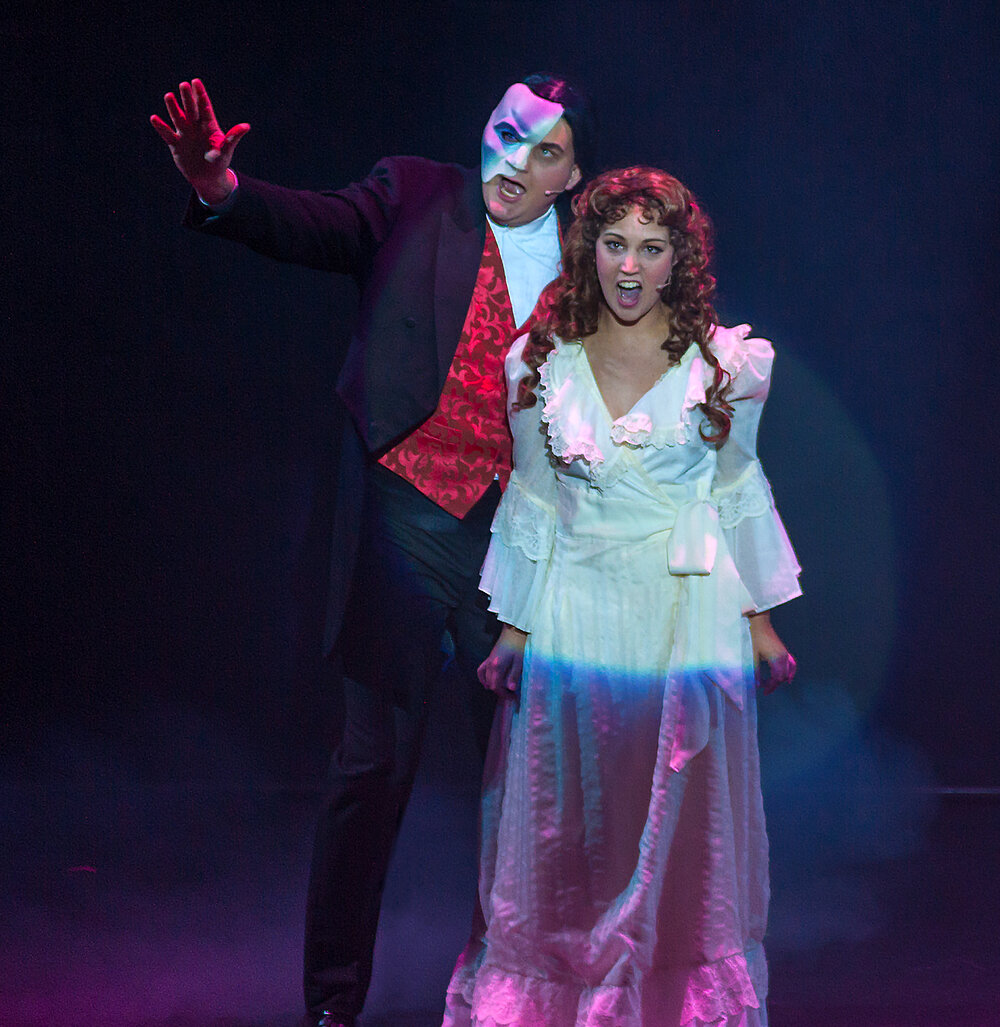 Ipswich Musical Theatre Company performing excerpts from Phantom of the Opera  at The Mayor's Command Performance, part of Heart and Soul: Celebrating 40 years of the Ipswich Civic Centre, July 2015