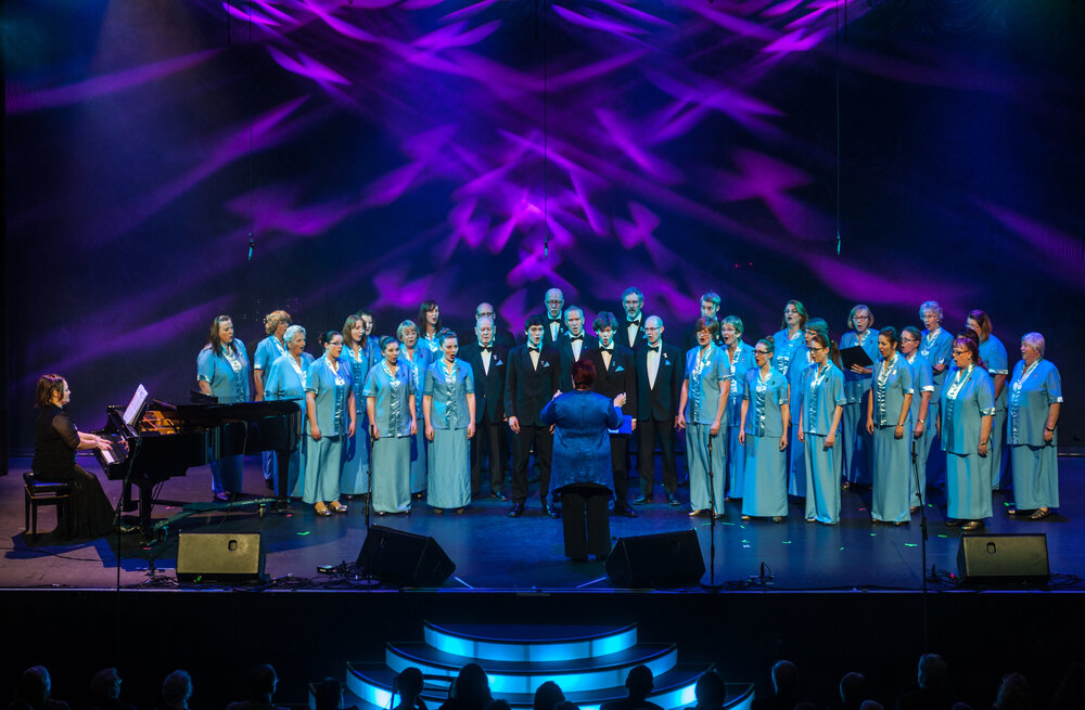 Blackstone-Ipswich Cambrian Choir performing at The Mayor's Command Performance, part of Heart and Soul: Celebrating 40 years of the Ipswich Civic Centre, July 2015