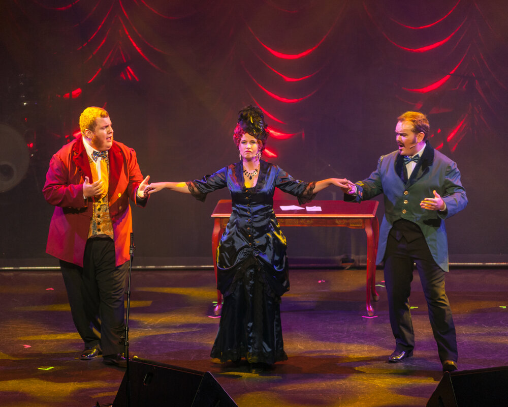 Ipswich Musical Theatre Company performing excerpts from Phantom of the Opera  at The Mayor's Command Performance, part of Heart and Soul: Celebrating 40 years of the Ipswich Civic Centre, July 2015