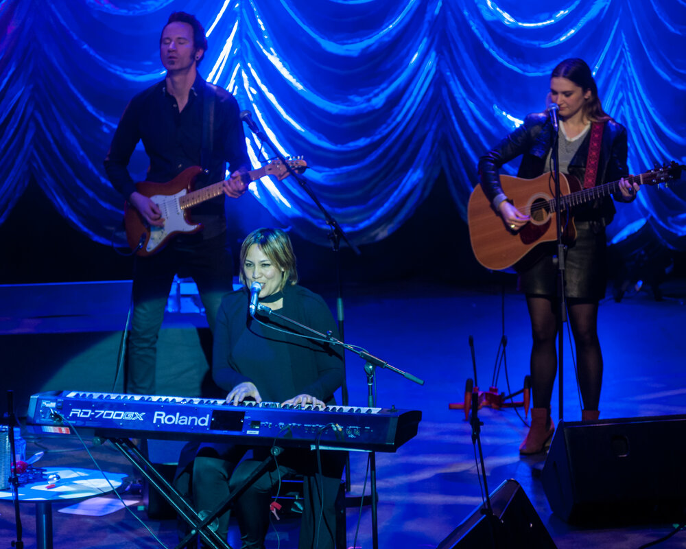 Kate Ceberano and band at The Mayor's Command Performance, part of Heart and Soul: Celebrating 40 years of the Ipswich Civic Centre, July 2015